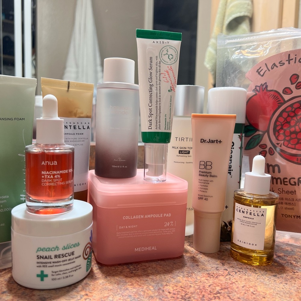 Korean skincare - Dr.Jart+ skin1004 peach slices anua tirtir mediheal tonymoly